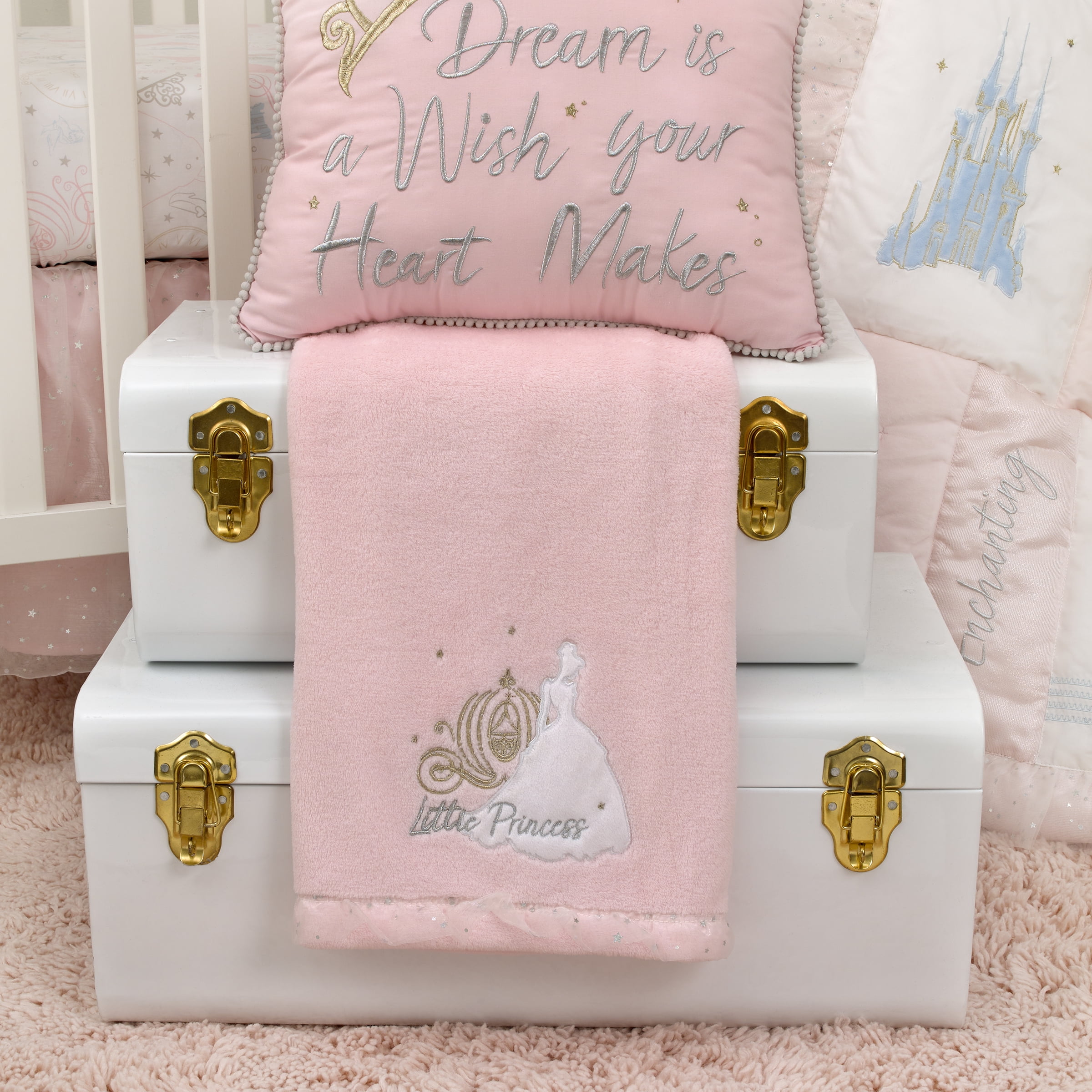 Disney Princess Enchanting Dreams Super Soft Baby Blanket