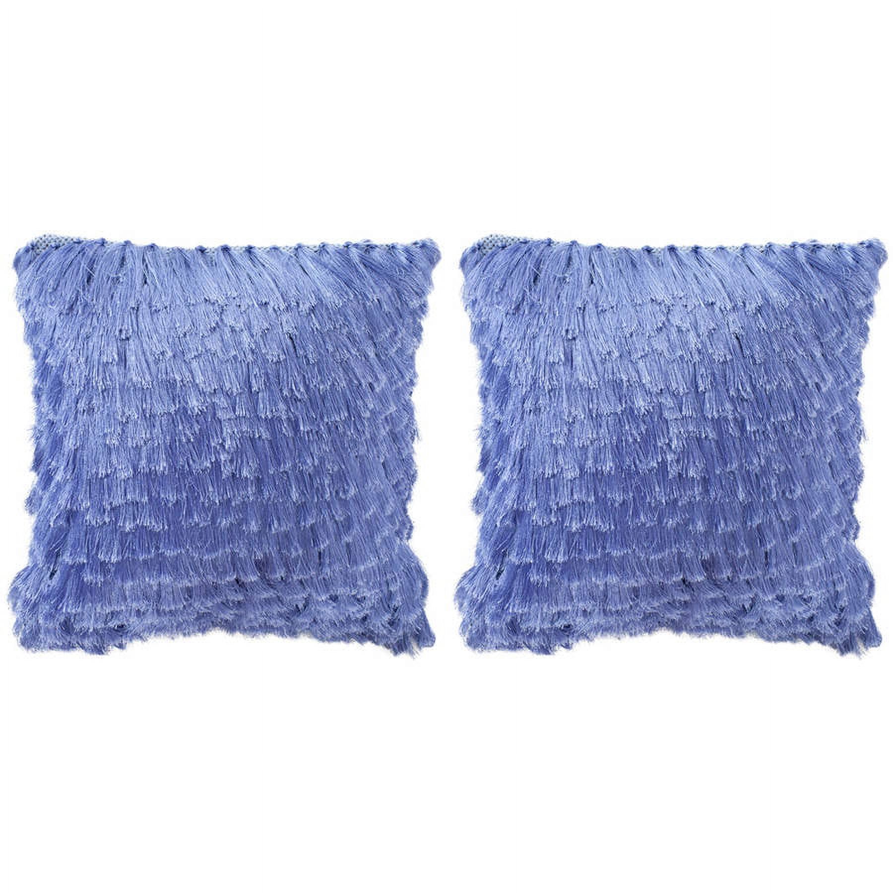 Safavieh Cali Plush Shag Pillow, Set of 2