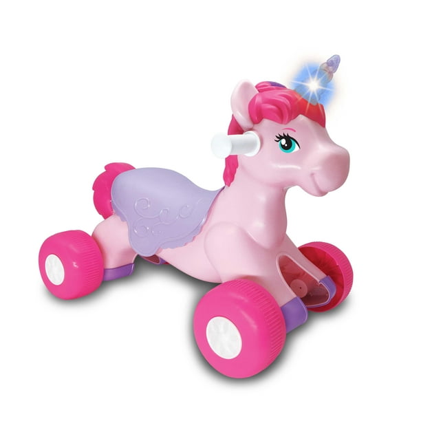 unicorn lights and sound scooter
