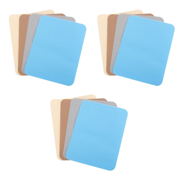 12 Pcs Cotton Repair Patches Decorate Clothing Clothes Patches Repair Fabric Patches Imitation Denim Patch