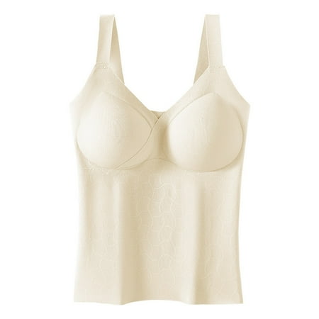TMOYZQ Maternity Nursing Tank Tops for Breastfeeding Seamless Nursing Maternity Cami Built in Bra