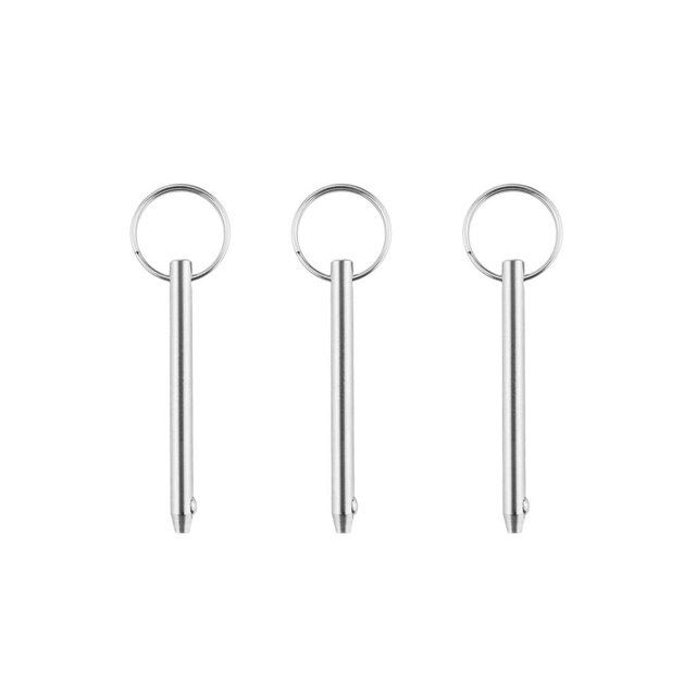 de 3 pasadores de liberación rápida de material acero inoxidable de 6.3x95 mm para kayak, bote, toldo bimini DYNWAVEMX Pasador de liberación rápida para barcos