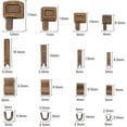 thumbnail image 5 of 60pcs 4 Size Metal Zipper Head Sliders Retainer Insertion Pin (12 Sets) 12 Pairs Zipper Top Stop Plug 12pcs Zipper Bottom Stopper, 5 of 6