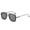 Black grey, variant on Men's Sunglasses Square Metal Frame UV400 Protection Fashion Sun Glasses for Men Non-Polarized PC Lens 99 Percent