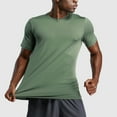 thumbnail image 6 of XuJwPNcy Mens Workout Shirts Quick Dry Gym Tshirts Running Athletic Tops Big and Tall Soft Crew Neck Stretch Tee, 6 of 6