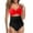 Red, variant on Women's Swimsuits Cutout High Waisted Bathing Suit Wrap Tie Back 1 Piece Swimsuit Bikini Tops for Teens Shade And Shore Bikini Top High Leg Bikini V Wire Bikini Top Strapless Bikini Set Womens High