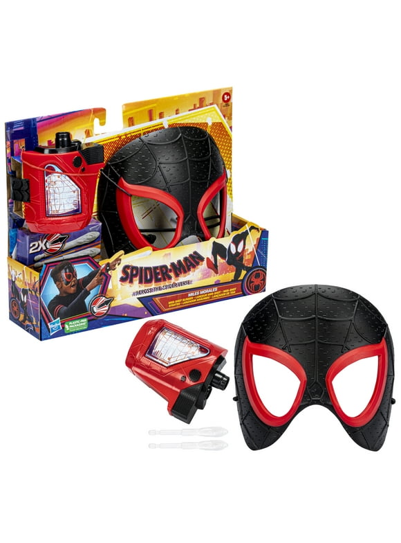 Marvel: Across the Spider Verse Miles Morales Mask and Blaster Kids ToY for Boys and Girls Ages 5 6 7 8 9 10 and Up