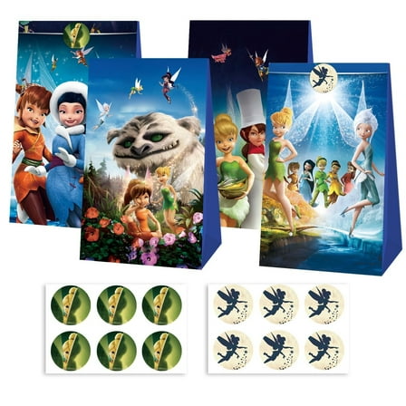 Tinker Bell Candy Bags 12PCS Party Favor Gift Bags Birthday Party Decorations