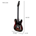 thumbnail image 3 of Paquete Guitarra Electrica Series Jethro By Steelpro 072-sk Color CONFEDERATE FLAG Material del diapasón negro laminado Orientación de la mano Diestro, 3 of 8