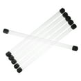 thumbnail image 2 of 6 pcs Clear Storage Tubes Plastic Storage Tubes Round Storage Tubes Portable Storage Tubes with Lids, 2 of 6