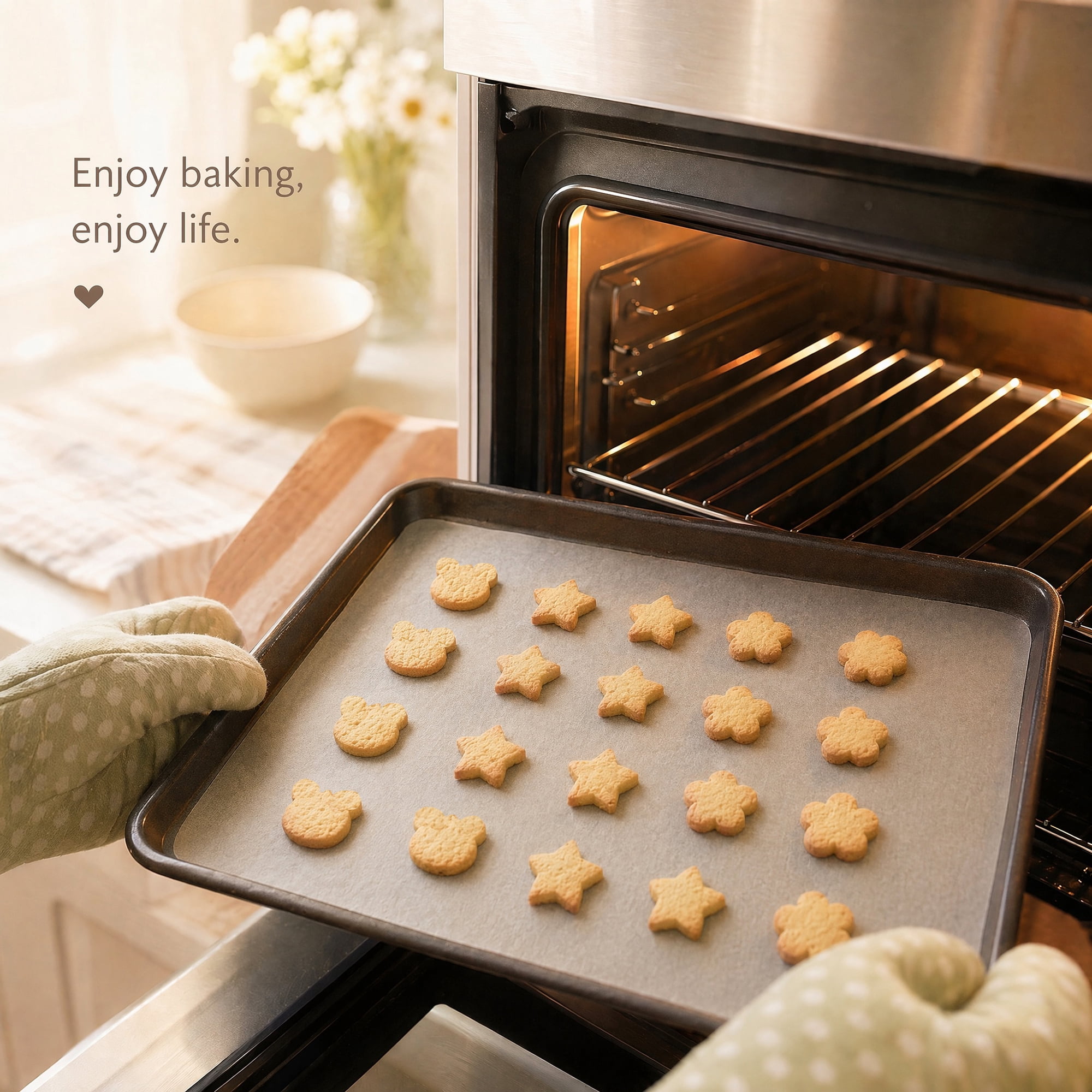 Unique Bargains 5Pcs Handheld Metal Biscuit Cutter Set with Handle Green-2