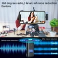 thumbnail image 2 of 2in1 K30 Wireless Lavalier Microphone For IPhone Android Phone Camera Audio Video 2 Clip-on Microphones For YouTube TikTok Live, 2 of 6