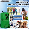 thumbnail image 4 of Mochila Minecraft Creeper para Niño con Correas Ajustables 50x21x19 cm, 4 of 6