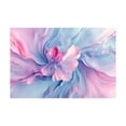 thumbnail image 4 of Mudket Framed Abstract Floral Canvas Wall Art Pastel Pink Blue Marble Effect Prints Wall Decor Modern Canvas Print Ready to Hang for Bedroom Living Room Romantic Decor - 12"L x 8"W, 4 of 10