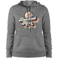 thumbnail image 2 of Baseball Mom Ladies' Pullover Hooded Sweatshirt, 2 of 2