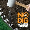 thumbnail image 3 of Dimex EasyFlex Smooth Top No Dig 40 Foot Garden Landscape Edging Kit, Black, 3 of 8