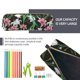 thumbnail image 5 of Disketp Lilies Flowers Estuche de Lápices de Cuero con Cierre, Estuche Compacto para Papelería, Bolígrafos y Accesorios Pequeños, 5 of 7
