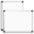 2 Set Small White Board Set (12''x 16'') Dry Erase Lap Boards with