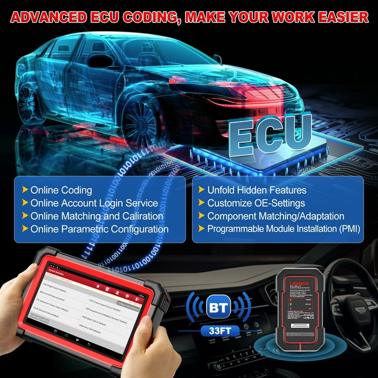 LAUNCH X431 CRP919X BT OBD2 Scanner 2024 Bidirectional Diagnostic Tool