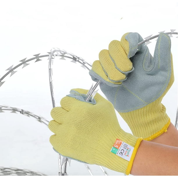 ZMLEVE Work Gloves, Mechanic Safety Grip Guantes de Trabajo for