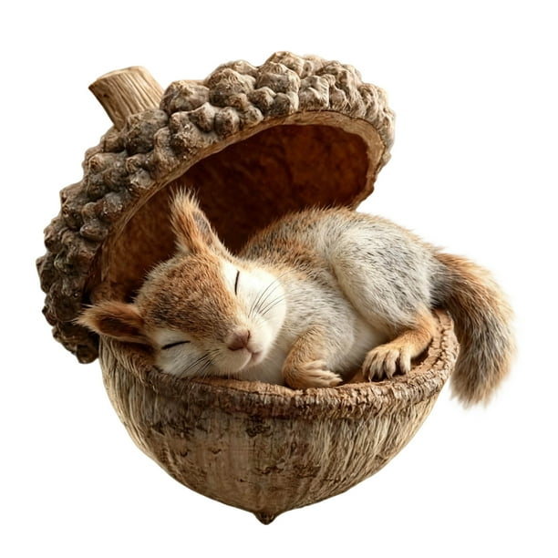 Adorno Navideño de Animales Del Bosque de 8 Cm | Colgante Navideño de Acrílico | Diseño Caprichoso de Vida Silvestre | Decoración Festiva Duradera para Árboles, Coronas y Centros de Mesa