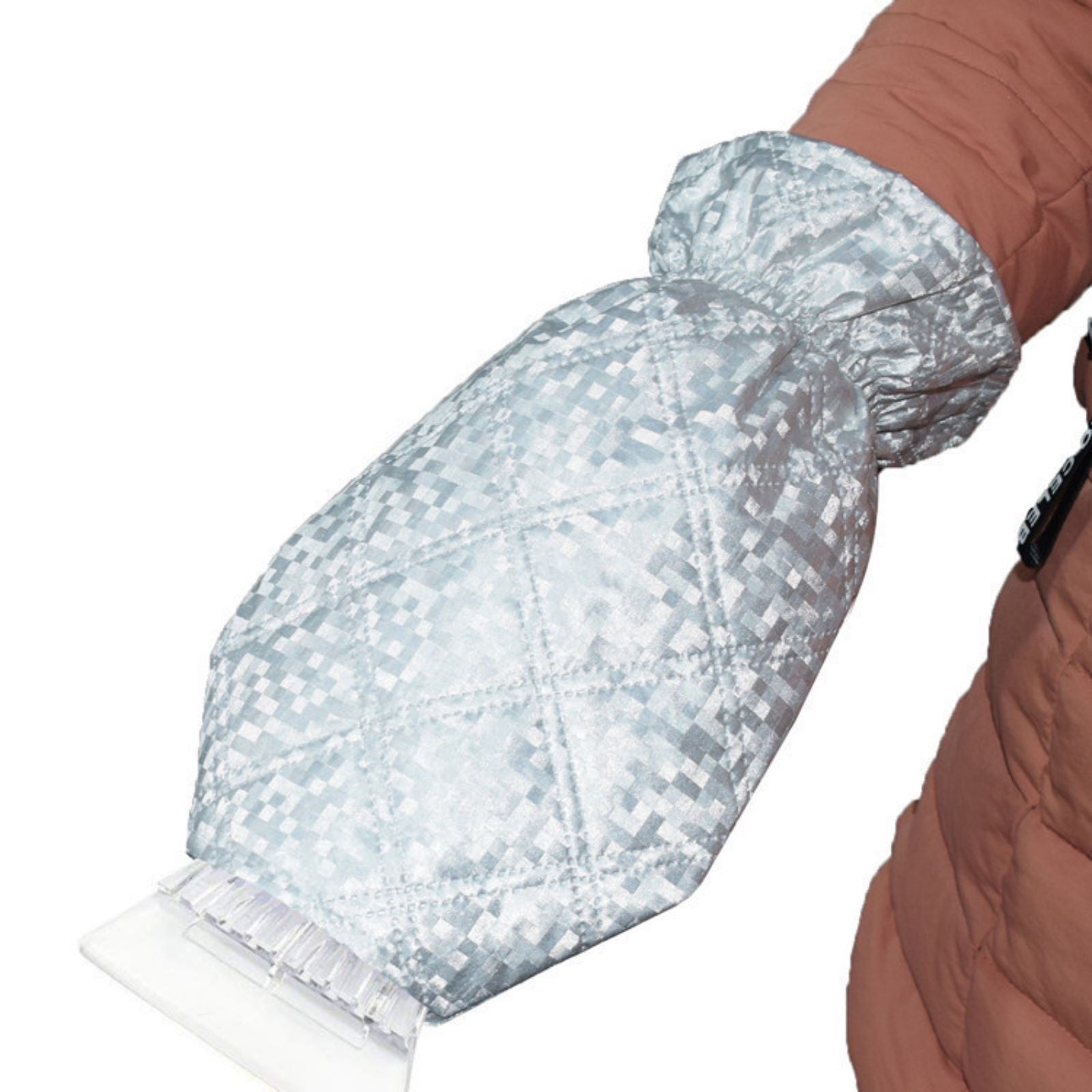 AONAT Grattoir à Glace Voiture Avec Gant Imperméable - Gratte Pare-Brise Neige Dégivrage Facile Main Au Chaud