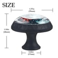thumbnail image 4 of 4 Pcs Christmas Snowflakes Knobs for Kitchen Cabinet Cupboard Dresser Bookcase Drawer Pulls Handles Round Home Decor, 4 of 8