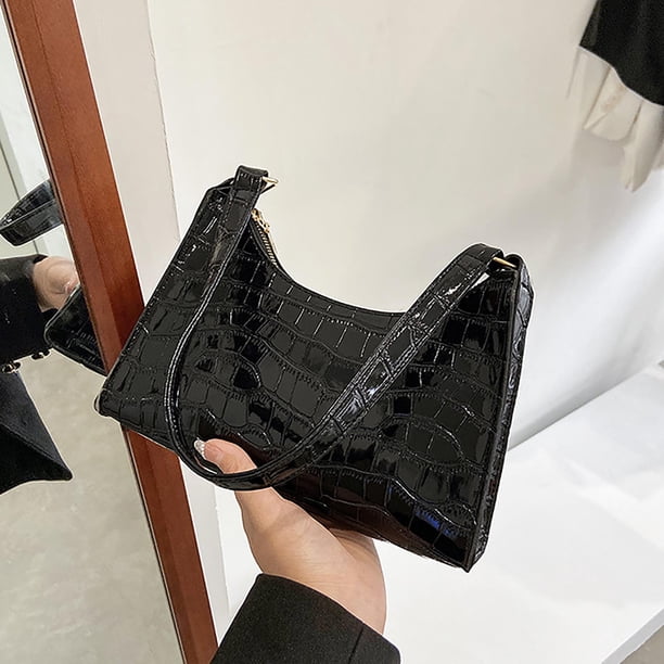 Nuevo bolso bandolera de un solo hombro de piel de gran capacidad con múltiples compartimentos para mujer
