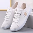 thumbnail image 4 of Mfakffe Business Casual Shoes Women Breathable Non Slip Sneakers Versatile Flat Walking Shoes White 6.5 Wide（EU:37）, 4 of 4