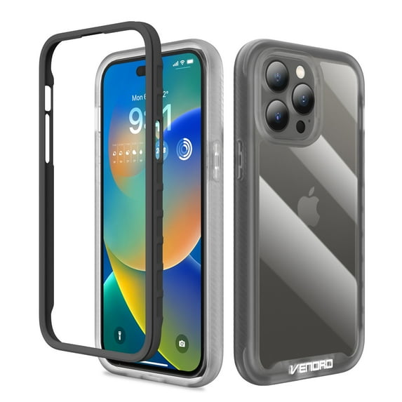 Liwarace for iPhone 14 Pro Max/14 Pro/14 Plus/14 Shockproof Full Protection Hard Case Protective Cover