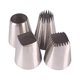 thumbnail image 4 of Boquillas de Metal Wosthever 4 Uds para decoración de crema de pasteles Acero inoxidable, 4 of 6