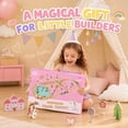 thumbnail image 4 of UQN 110PCS Wooden Train Set for Toddlers 2-4, Unicorn Train Toy for Girls with Fishing Puzzle, Wooden Train Track Toy Birthday Gift for Kids Girls Ages 3 4 5 6, 4 of 8