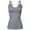 Grey, variant on Sngxgn Women's Tummy Control Shapewear Tank Tops Seamless Square Neck Tops Body Camisole(B,XL)