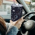 thumbnail image 6 of Susaid Galaxy2 Print 20oz Car Cup,Insulated Coffee Cup Fully Spill Proof Travel Coffee Mug, Stainless Steel Tumbler for Work Home Outdoor Car-Without Straw, 6 of 8