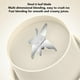 thumbnail image 3 of Blender Cup Beige 300ml 1500mAh USB Rechargeable Cordless 22000rpm Smoothie Blender Cup with 3D Blades for Shakes Juices, 3 of 4