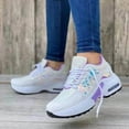 thumbnail image 4 of Lace Up Sneakers Women Wedge Heel Running Sports Shoes, 4 of 8