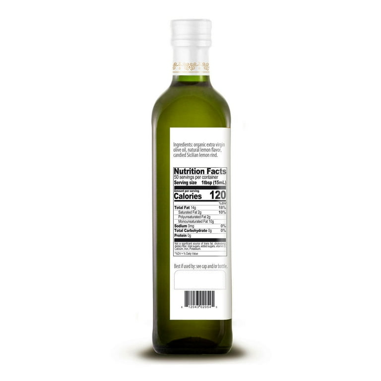 うきち＋ Zucchi Lemon Flavored Extra Virgin Olive Oil (25.36 Fluid Ounce