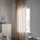 thumbnail image 2 of Cortinas Cortinas de poliéster y lino Cortinas pequeñas Pure American Cortinas de cocina Cortinas semiopacas Borlas, 2 of 5