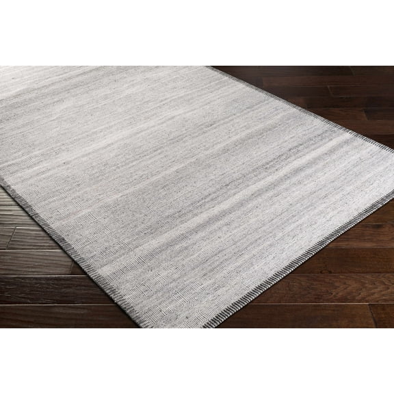 Hauteloom Nettleham Living Room, Bedroom Area Rug - Bohemian, Transitional - Silver Gray, Medium Gray, Charcoal - 2' x 3'