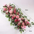 thumbnail image 2 of 50/100cm personalizado flor de la boda arreglo de pared suministros seda peonía flor artificial fila decoración romántica diyiron arco telón de fondo Zhivalor OTTO-HR-1046, 2 of 7