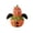 A, variant on Resin Halloween Pumpkin Ornaments Human Face Jack O Lantern Figurines Spooky Gothic Decor for Mantel Shelf Tabletop Spook House Party Decoratio