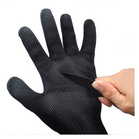 Anti-cut Outdoor Fishing Gloves Knife Cut Resistant Protection Fishing Hunting Gloves Steel Wire Mesh Gloves Fishing Tools