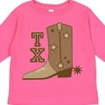 thumbnail image 4 of Inktastic Texas Cowboy Boot Boys or Girls Long Sleeve Toddler T-Shirt, 4 of 5