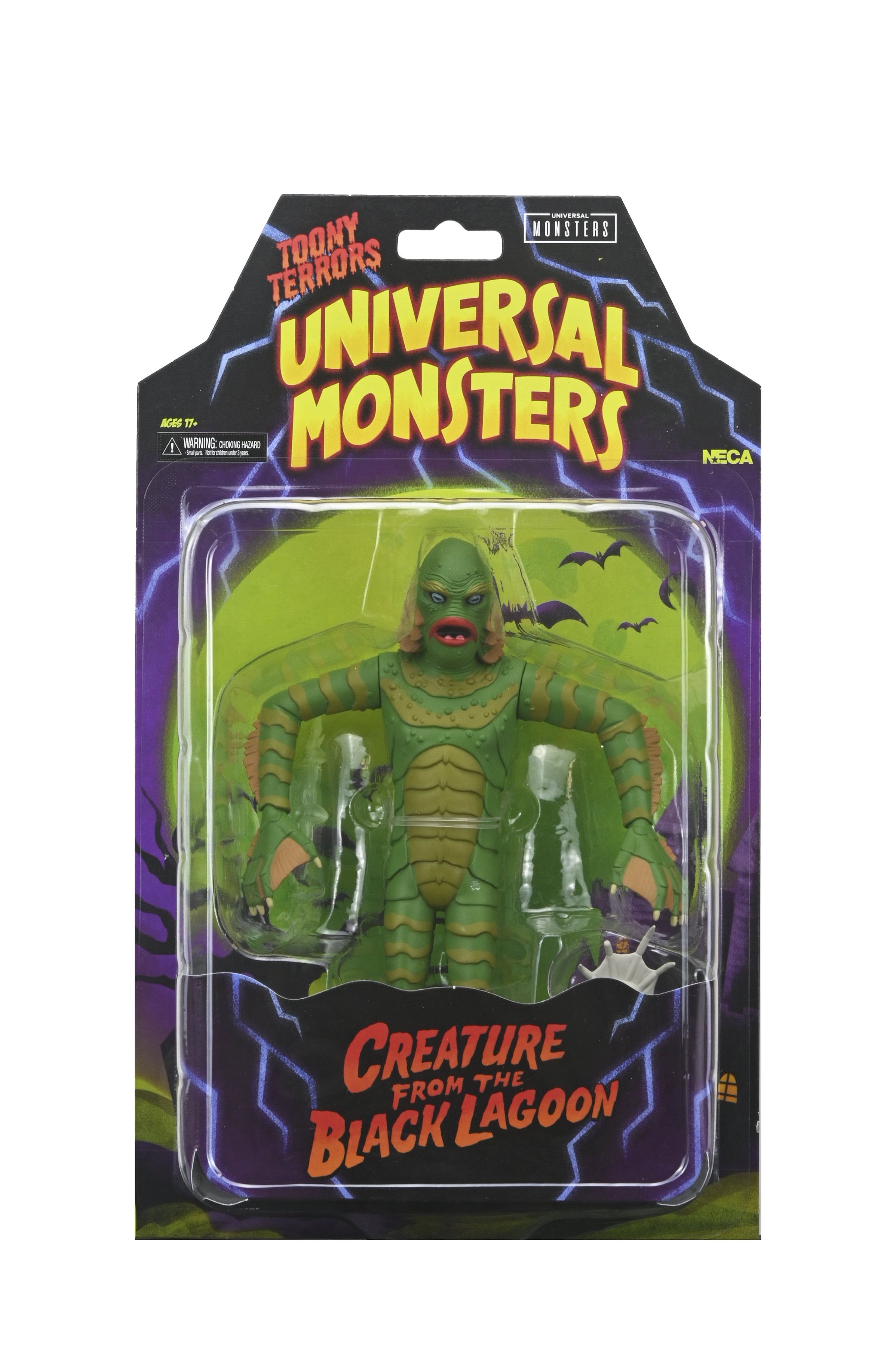 NECA Universal Monsters: Creature from the Black Lagoon Toony Terror with Fossil Hand Accessory (6")