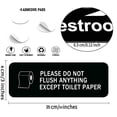 thumbnail image 2 of Caution Wet Floor Sign,Acrylic Sign Safety Informative Sign With Symbols Great For Home Office Business (10X3"), 2 of 6