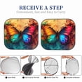 thumbnail image 6 of Sikiie Vibrant Rainbow Butterfly A Print Foldable Car Windshield Sun Visor, Car Window Sunshade Suitable for Sedan, SUV and Truck Car Accessories-Small, 6 of 6