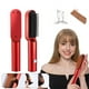 thumbnail image 1 of Peine portátil 2 en 1 para cabello liso y rizado con calentamiento rápido de 10 segundos a 200 °C, plancha alisadora y rizadora de cerámica profesional con apagado automático y carga USB., 1 of 9