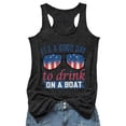 thumbnail image 4 of Tank Tops for Women It's A Good Day to Drink on A Boat Graphic Scoop Neck Sleeveless Shirt Summer Womens Tanks, 4 of 4