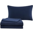 thumbnail image 4 of Modern Threads 8 Piece Reversible Adult Bed in a Bag, Deep Blue Damask, Corsciana, Queen, 4 of 5