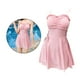 thumbnail image 3 of Trajes de baño de una pieza para mujer de moda, falda de baño, monokini, traje de baño. Rosa XL, 3 of 7